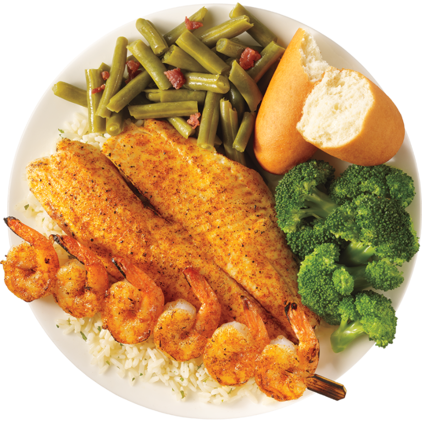 seafood platter from captain d's seafood
