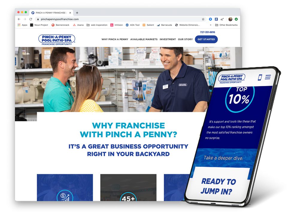 Pinch A Penny Franchise Website